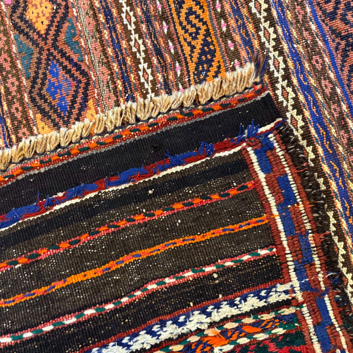 Entryway Flatweave Kilim 4' 2" x 6' 7" (ft) - No. W17961