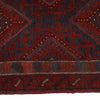 Red Mashwani Short Runner 1' 8 x 7' 7 (ft) - No.W18073