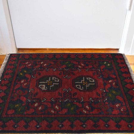 Handmade Door Mat 1' 6" x 2' 0" (ft) - No. W27257