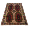 Camel Color Baluchi Rug 4' 1" x 6' 1" (ft) - No. W27266