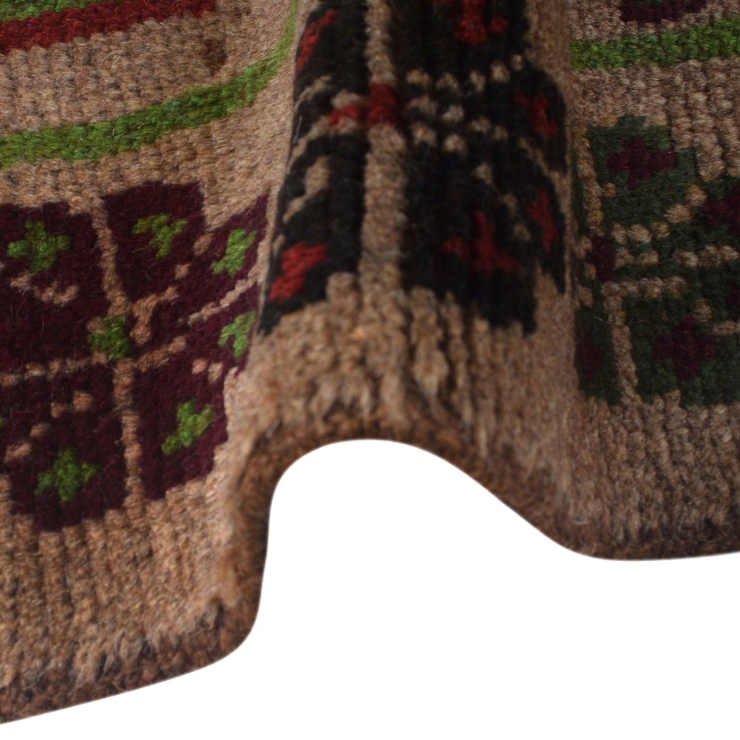 Camel Color Baluchi Rug 4' 1" x 6' 1" (ft) - No. W27266