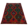 Red Baluchi Rug 4' 3" x 6' 5" (ft) - No. W27267