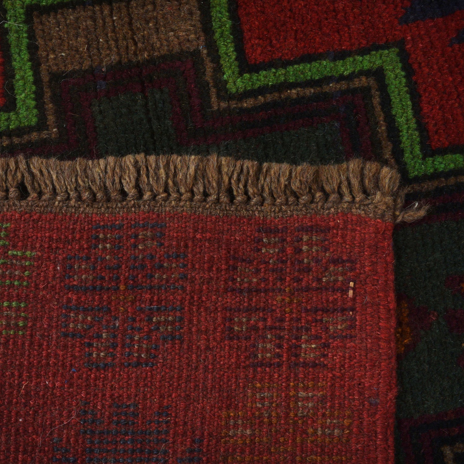 Red Baluchi Rug 4' 3" x 6' 5" (ft) - No. W27267