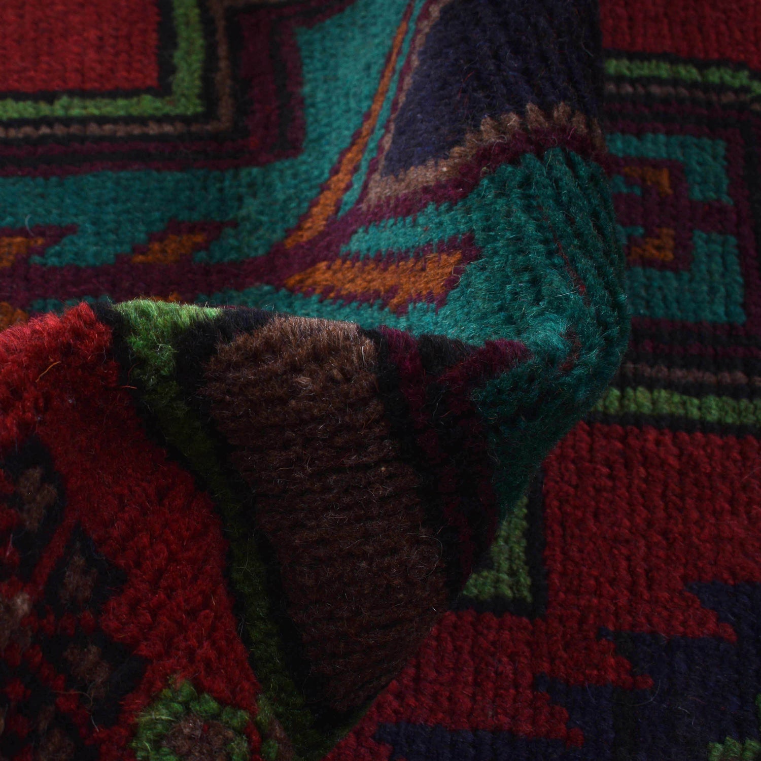 Red Baluchi Rug 4' 3" x 6' 5" (ft) - No. W27267