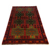 Red Baluch Rug 4' 2" x 6' 8" (ft) - No. W27268