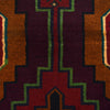 Maroon Color Baluchi Rug 4' x 6' 6" (ft) - No. W27280