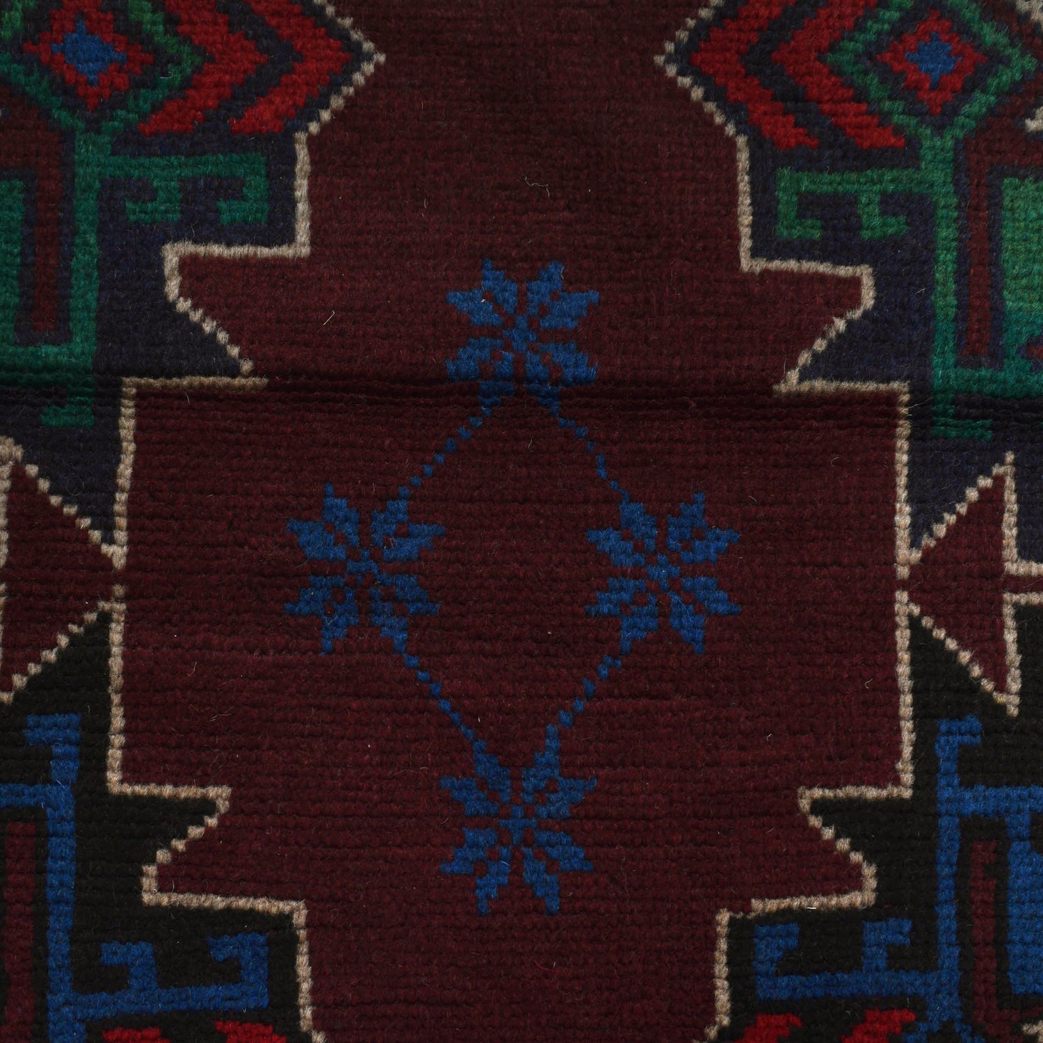 Tribal Baloch Rug 4' 2" x 6' 4" (ft) - No. W27281