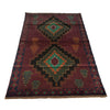 Maroon Baluchi Rug 4' 0" x 6' 7" (ft) - No. W27282