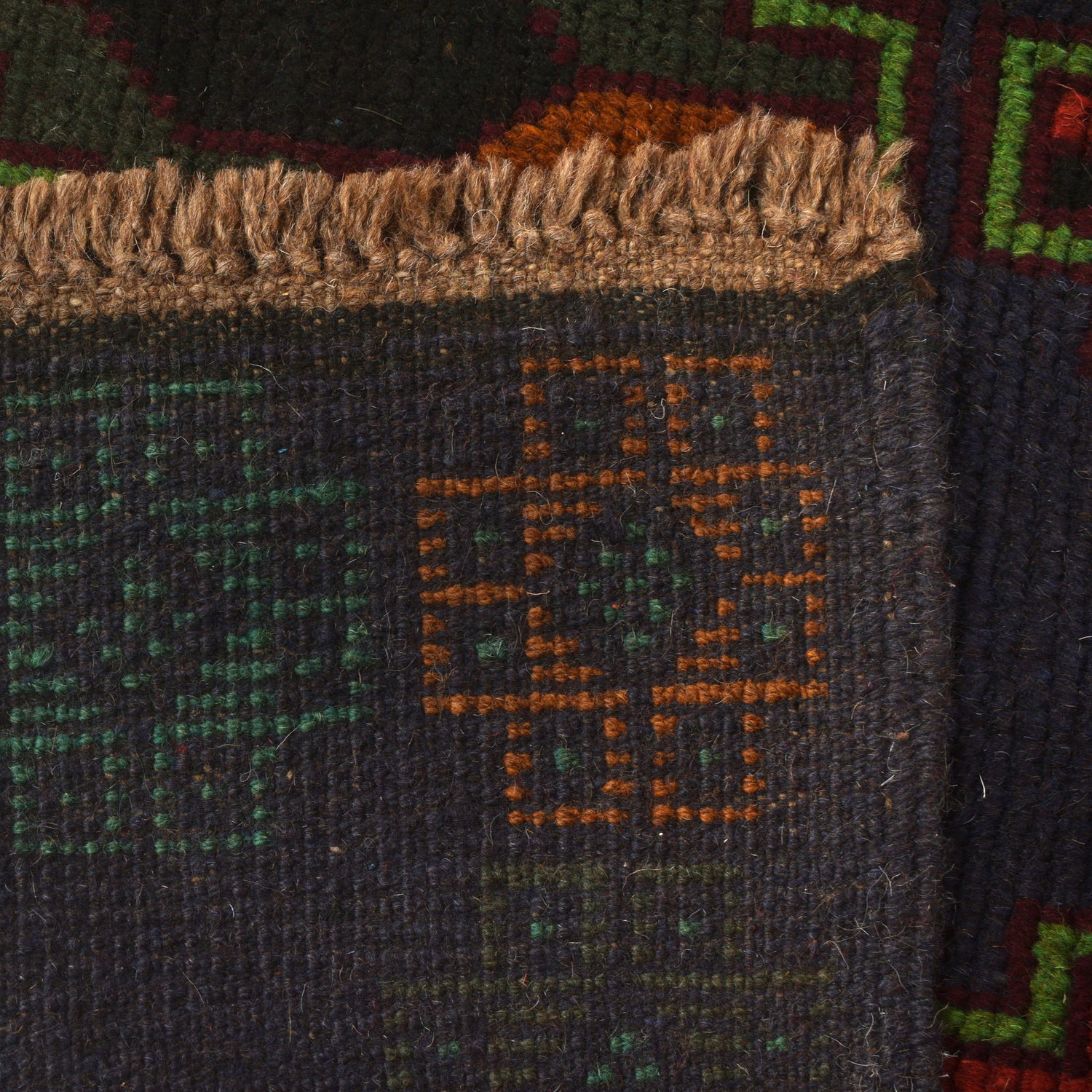 Blue Color Baluchi Rug 4' 2" x 6' 6" (ft) - No. W27287