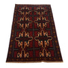 Red Baluchi Rug 3' 7" x 5' 10" (ft) - No. W27290