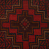 Maroon Baluchi Rug 3' 10" x 5' 10" (ft) - No. W27291