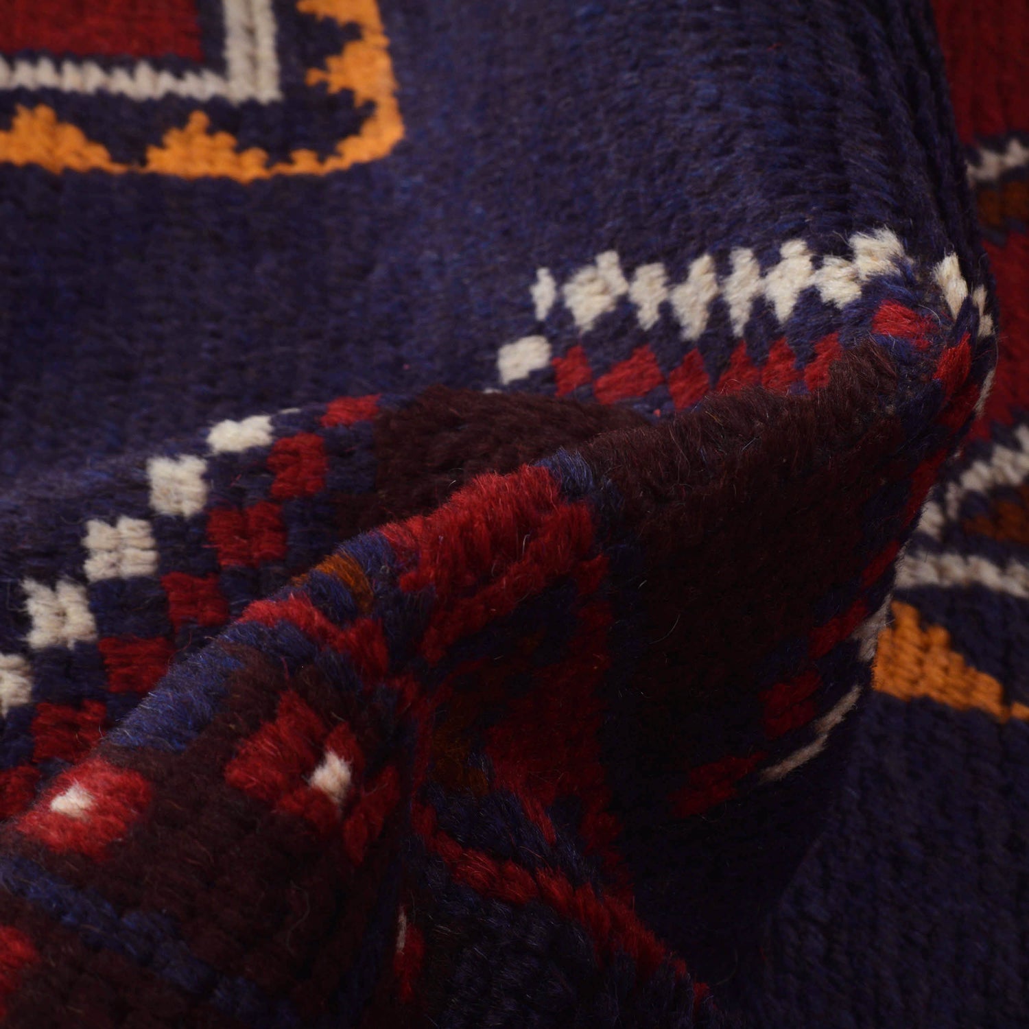 Tribal Baloch Rug 3' 9" x 5' 10" (ft) - No. W27293