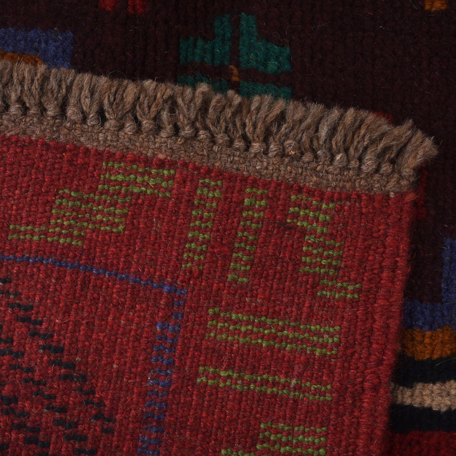 Hand Knotted Baluchi Rug 4' 1" x 5' 10" (ft) - No. W27296