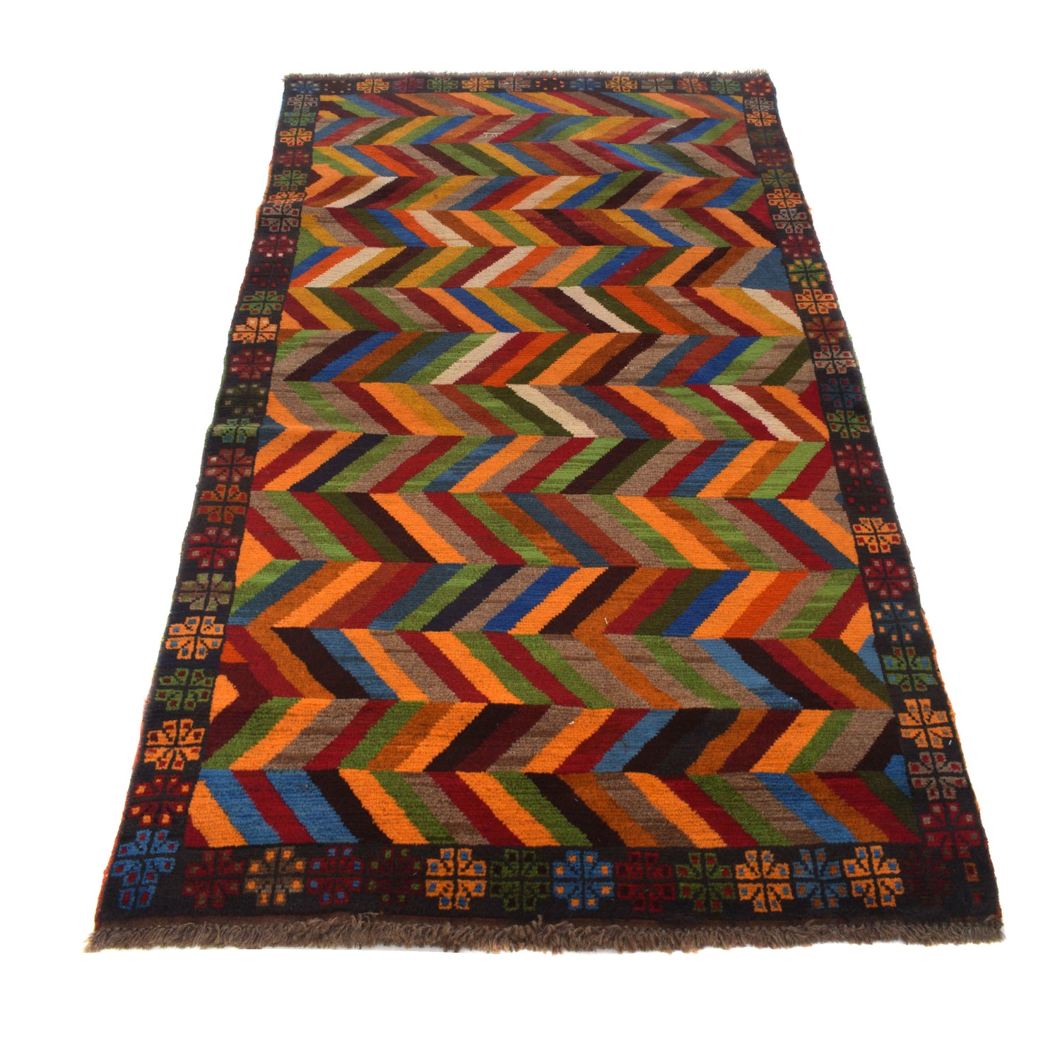 Handmade Baluchi Rug 3' 8" x 6' 8" (ft) - No. W27297