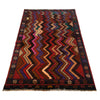 Hand Knotted Baluchi Rug 3' 9" x 6' 1" (ft) - No. W27309