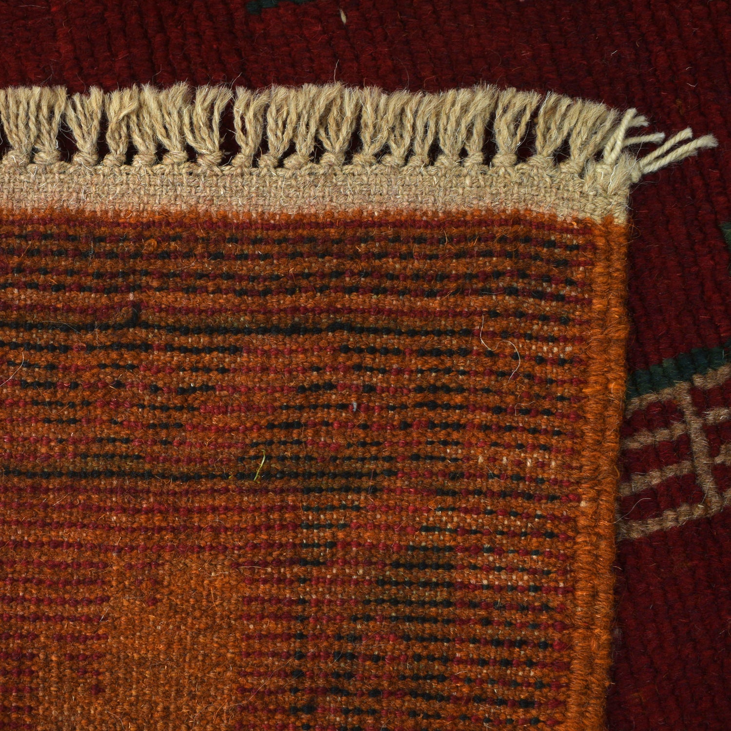 Red Color Baluchi Rug 3' 10" x 6' 1" (ft) - No. W27316