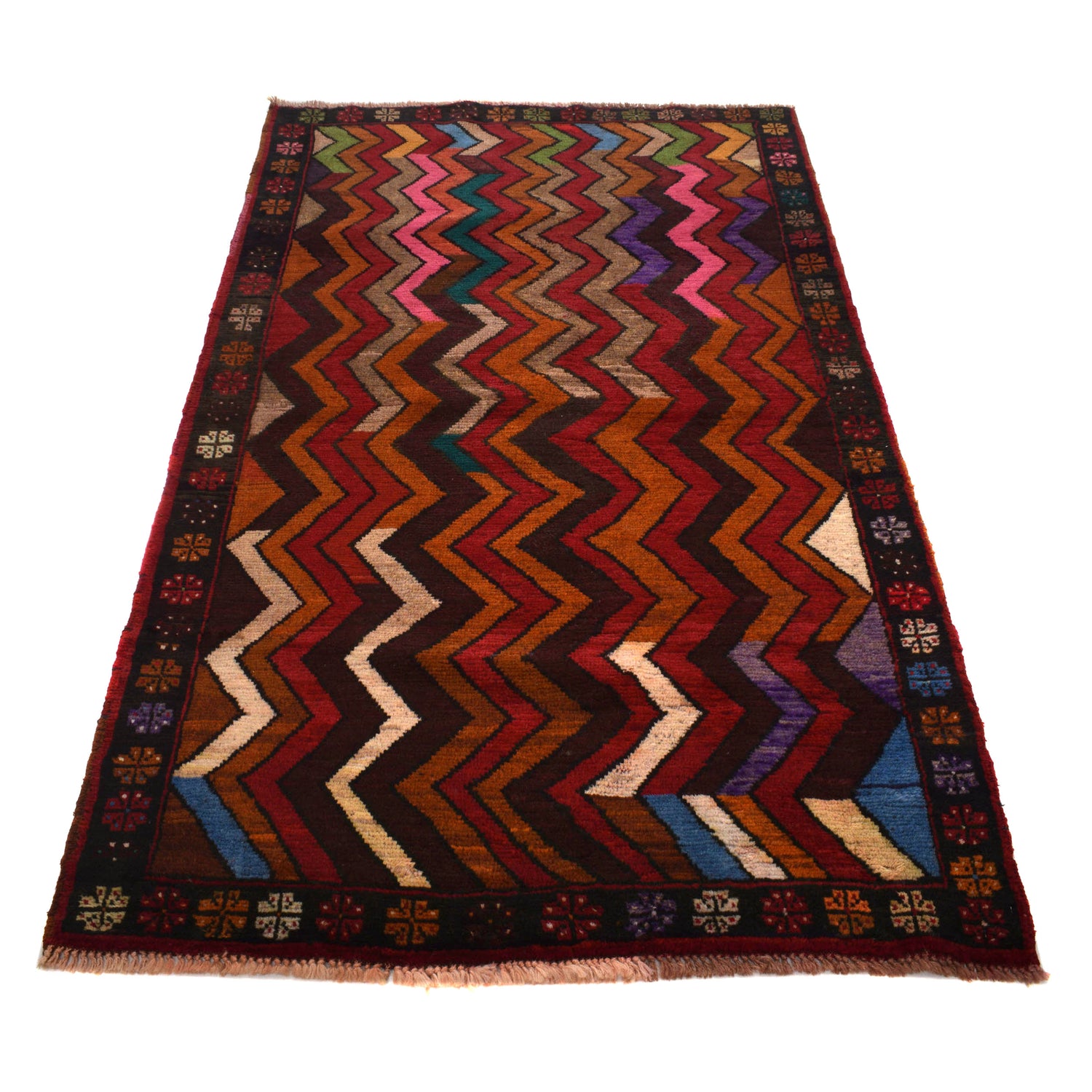 Handmade Baluchi Rug 3' 9" x 6' 4" (ft) - No. W27318