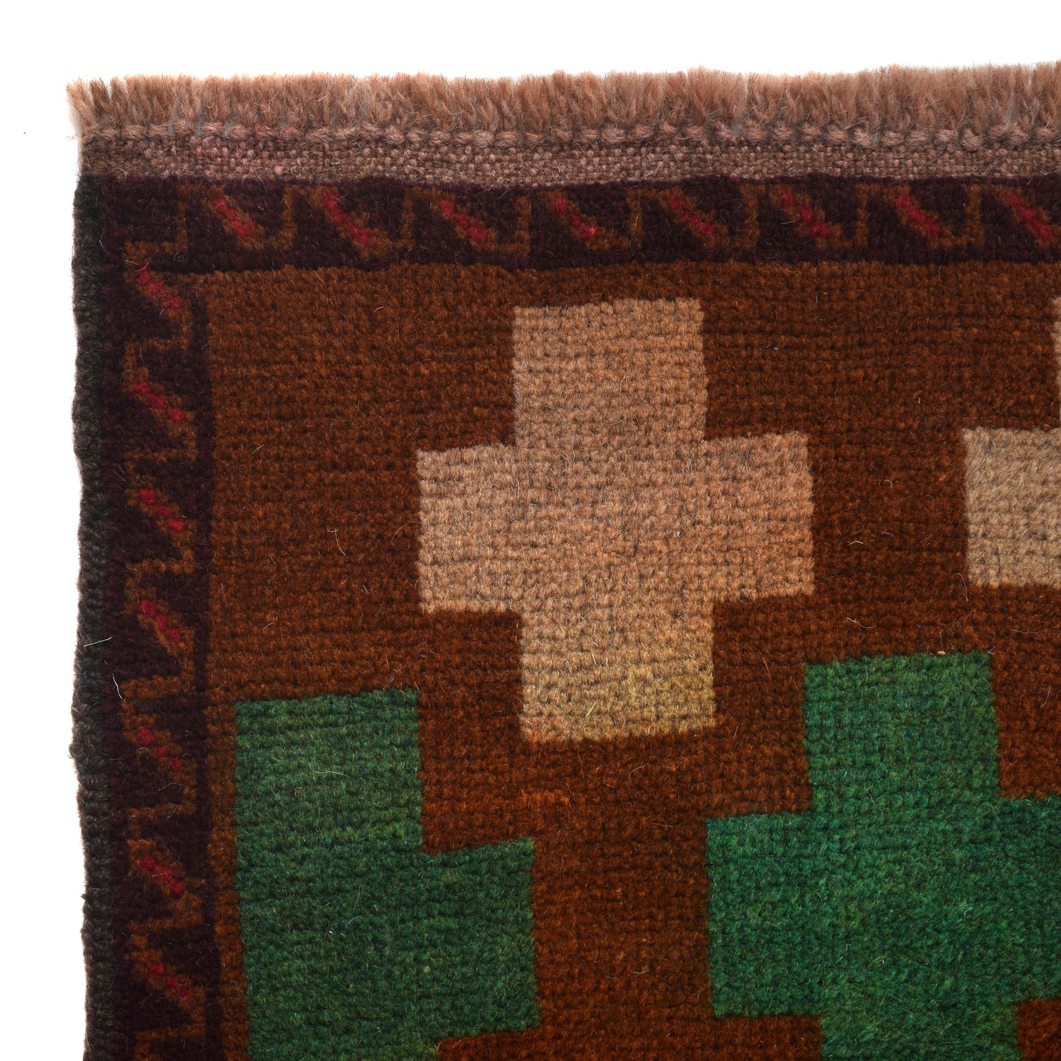 Baluch Short Rug 3' 9" x 6' 3" (ft) - No. W27319