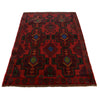 Maroon Baluchi Rug 4' 5" x 6' 2" (ft) - No. W27320