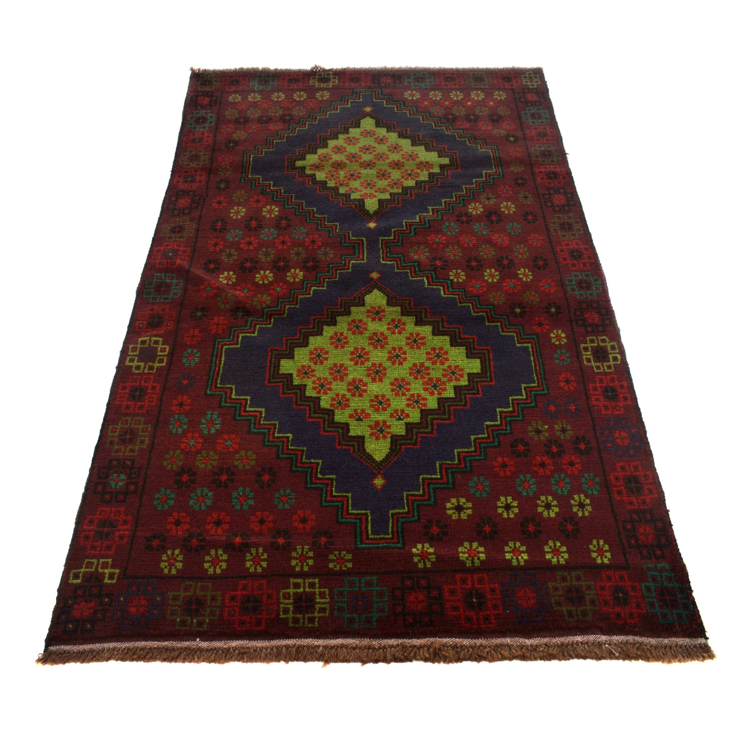 Tribal Baloch Rug 3' 10" x 6' 5" (ft) - No. W27324