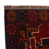 Red Baluchi Rug 3' 8" x 6' 2" (ft) - No. W27326