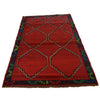 Red Color Baluchi Rug 4' 4" x 6' 2" (ft) - No. W27330