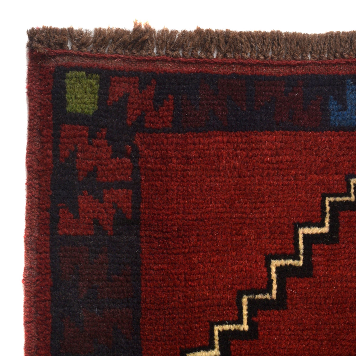 Red Color Baluchi Rug 4' 4" x 6' 2" (ft) - No. W27330