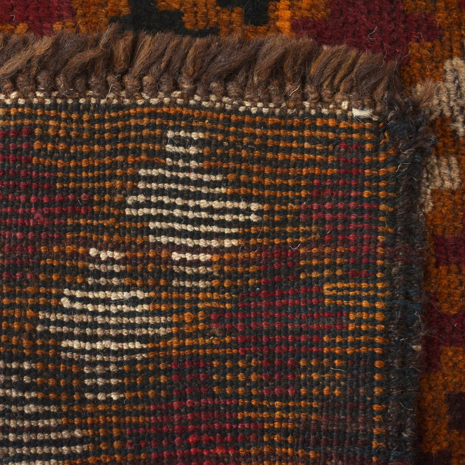 Hand Knotted Baluchi Rug 3' 9" x 6' 6" (ft) - No. W27331