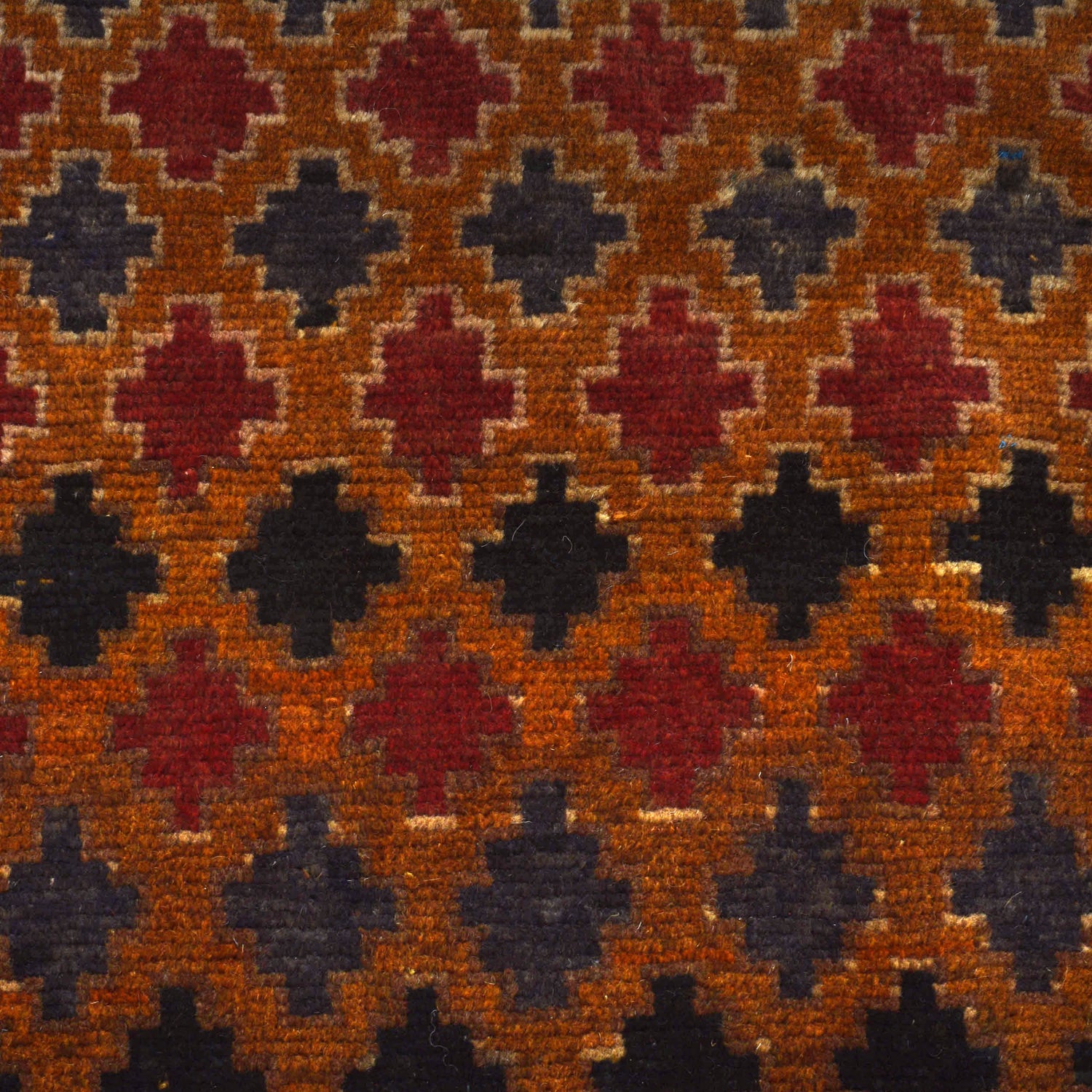 Brown Color Baluchi Rug 3' 8" x 5' 11" (ft) - No. W27332