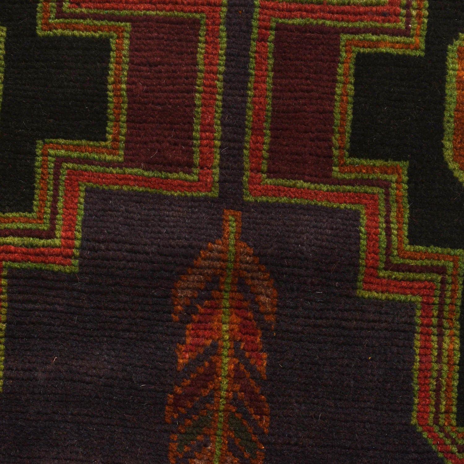 Handmade Baluchi Rug 4' 1" x 6' 3" (ft) - No. W27333