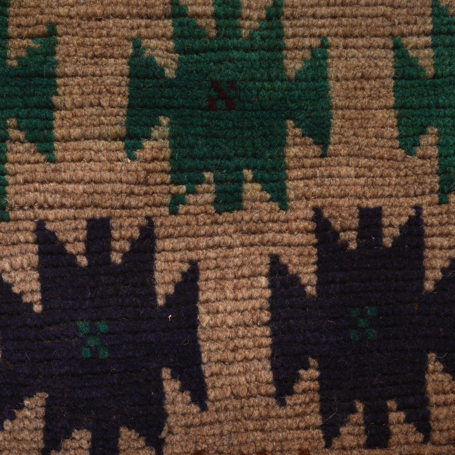 Tribal Baloch Rug 4' 2" x 6' 1" (ft) - No. W27339