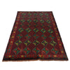 Hand Knotted Baluchi Rug 4' 2" x 6' 7" (ft) - No. W27356