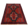 Red Baluchi Rug 3' 9" x 6' 6" (ft) - No. W27358