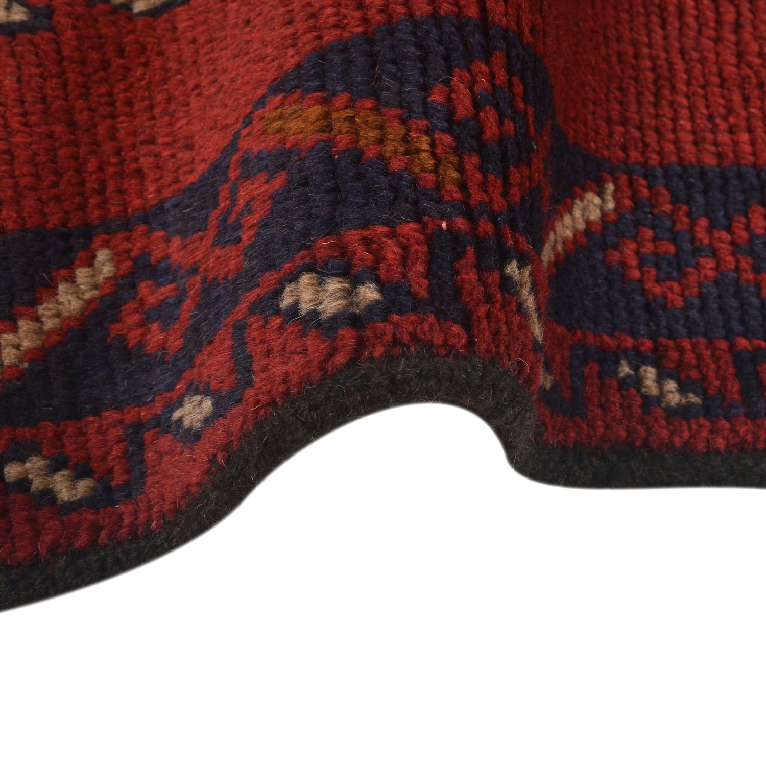 Red Baluchi Rug 3' 9" x 6' 6" (ft) - No. W27358