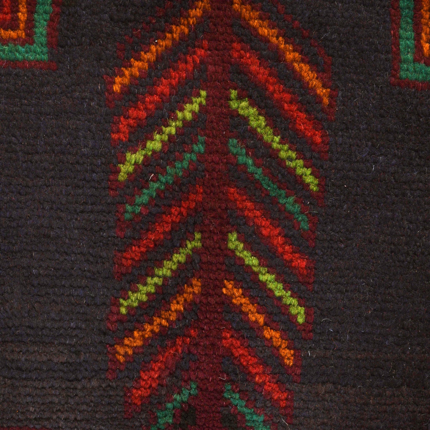 Dark Blue Baluchi Rug 4' 3" x 6' 0" (ft) - No. W27359