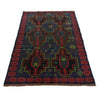 Dark Blue Baluchi Rug 4' 1" x 6' 6" (ft) - No. W27360