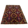 Handmade Baluchi Rug 4' 2" x 6' 2" (ft) - No. W27368