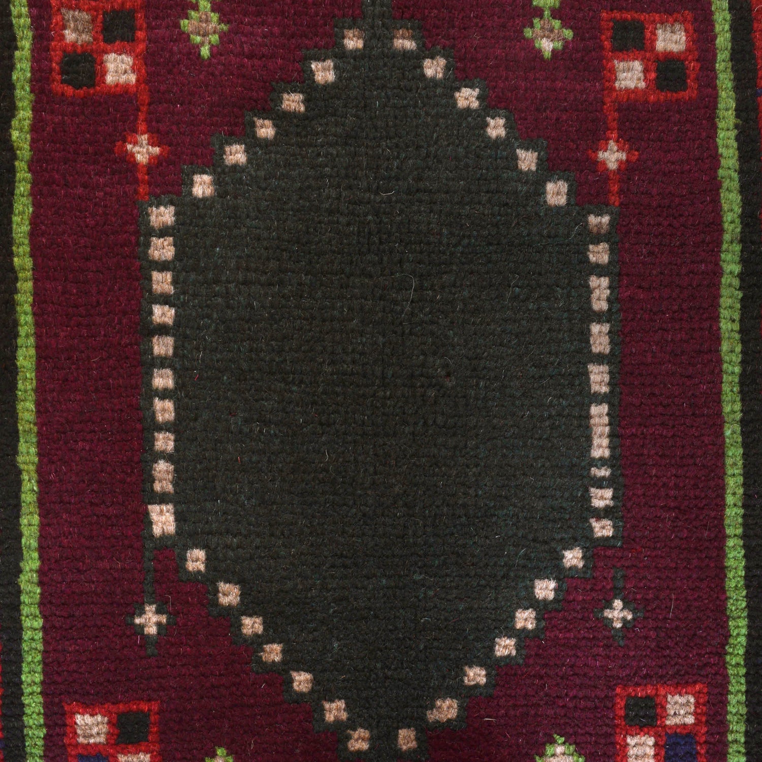 Red Baluchi Rug 4' 2" x 6' 8" (ft) - No. W27372