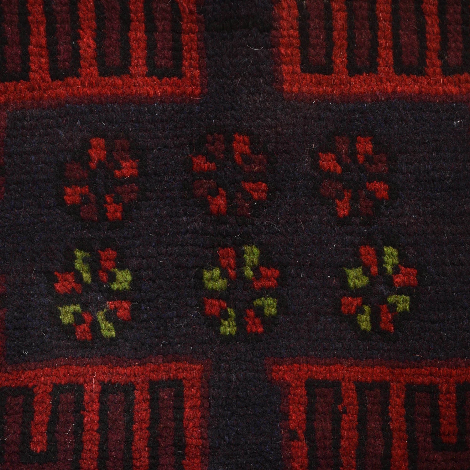 Hand Knotted Baluchi Rug 3' 11" x 6' 5" (ft) - No. W27377