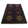 Dark Blue Baluchi Rug 4' 2" x 6' 6" (ft) - No. W27381