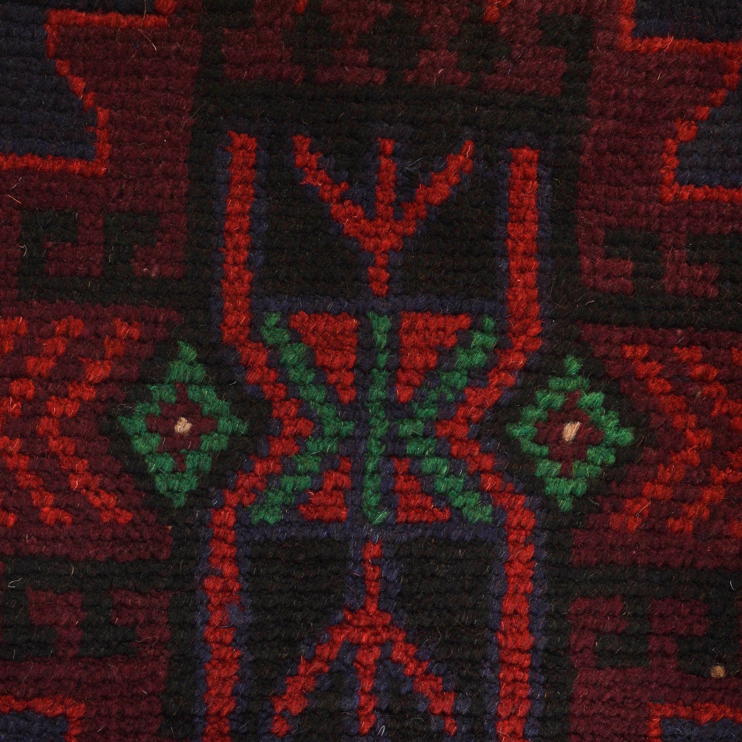 Dark Blue Baluchi Rug 4' 2" x 6' 6" (ft) - No. W27381