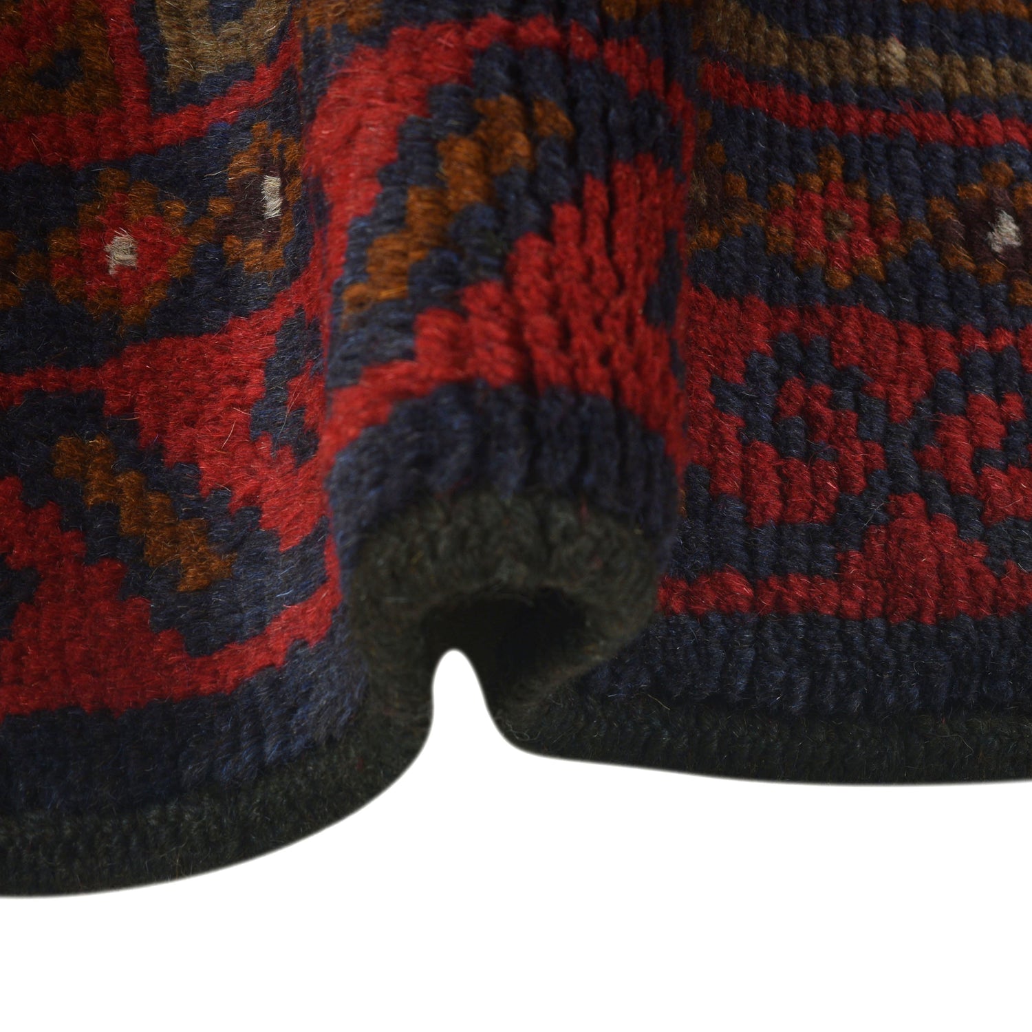 Red Color Baluch Rug 3' 8" x 6' 0" (ft) - No. W27389