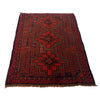 Red Baluch Rug 3' 8" x 5' 10" (ft) - No. W27398