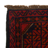 Red Baluch Rug 3' 8" x 5' 10" (ft) - No. W27398