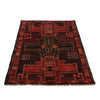 Hand Knotted Baluchi Rug 3' 7" x 5' 5" (ft) - No. W27405