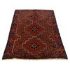 Hand knotted Baluchi Rug 3' 9" x 5' 10" (ft) - No. W27407