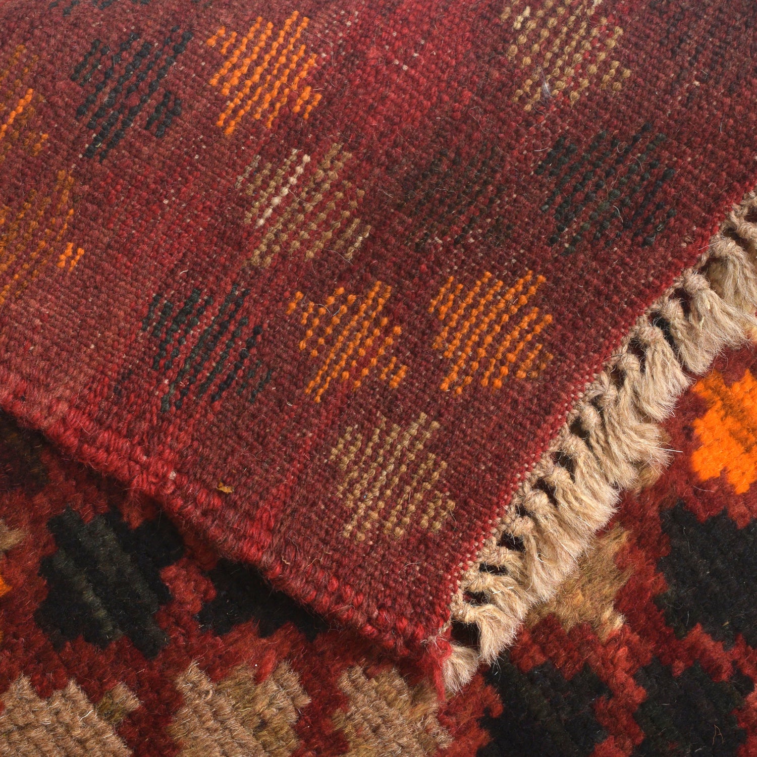 Hand Knotted Baluchi Rug 3' 11" x 5' 5" (ft) - No. W27426