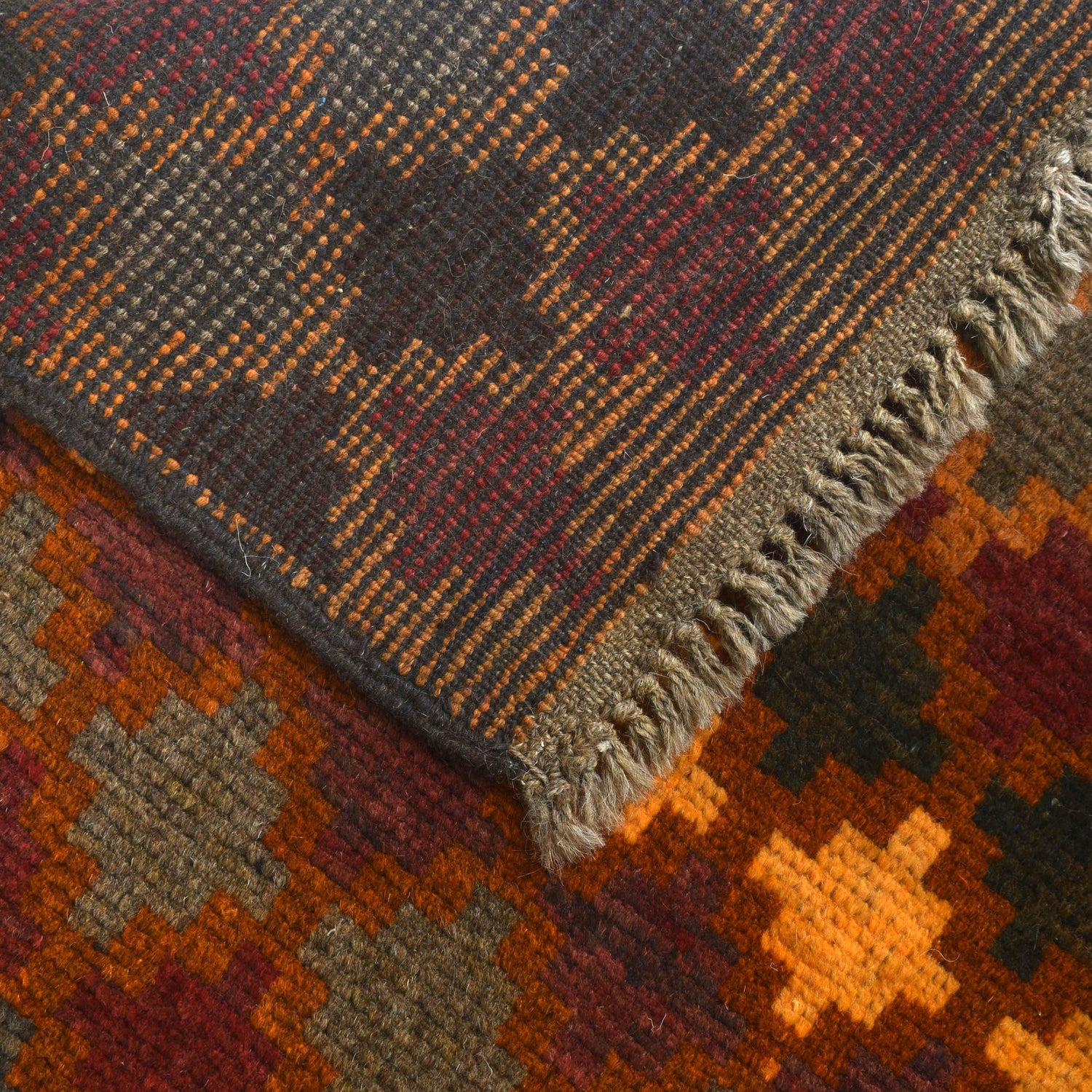 Tribal Baloch Rug 3' 8" x 6' 2" (ft) - No. W27436