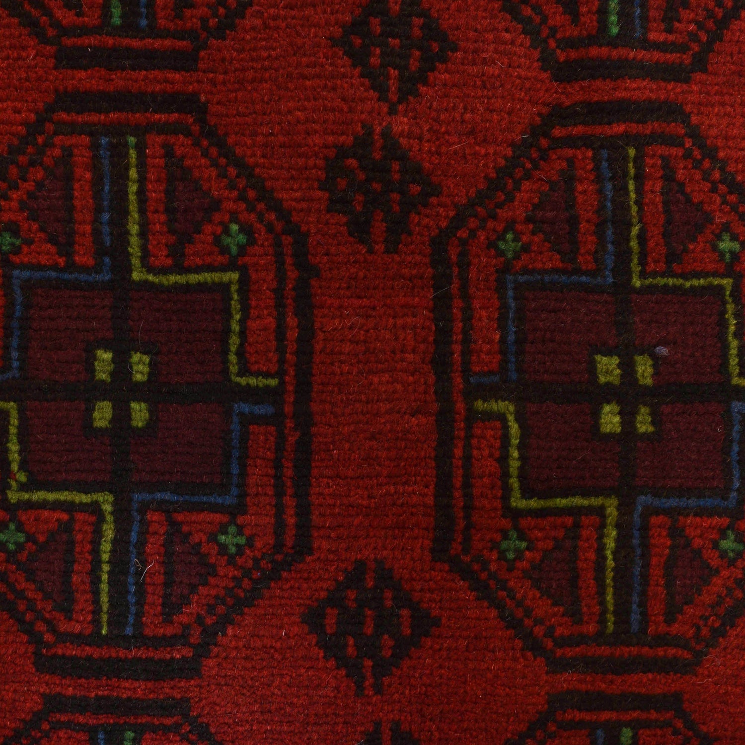 Red Color Baluchi Rug 3' 10" x 6' 4" (ft) - No. W27445