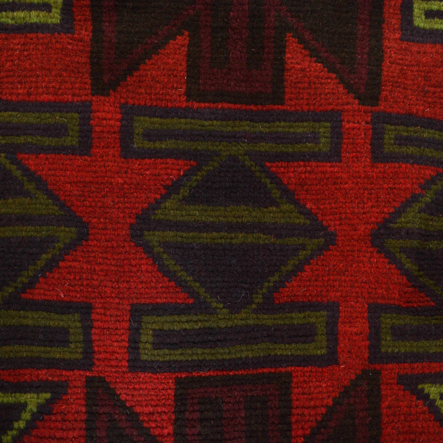 Red Baluch Rug 4' 0" x 6' 8" (ft) - No. W27454